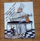 Fat Chef Wall Plaque Look Tomorrows Cook Bistro Decor